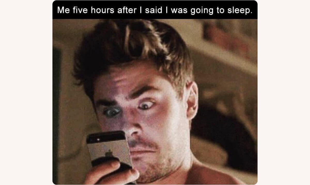Sleep meme